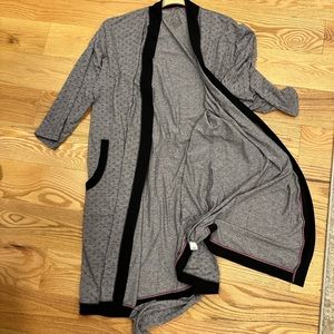 Cuddl duds robe - lightweight with hearts